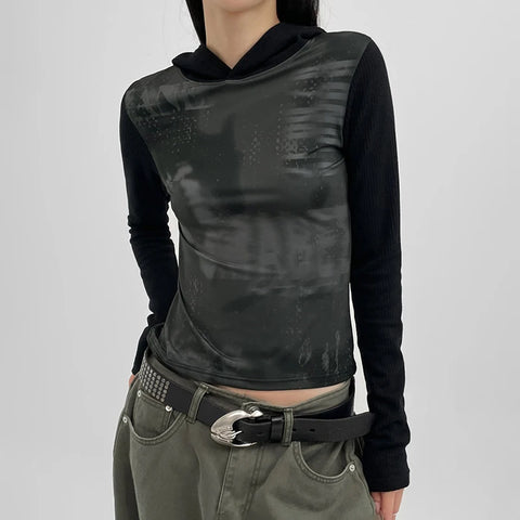 gothic-tie-dye-slim-hooded-spliced-top-2