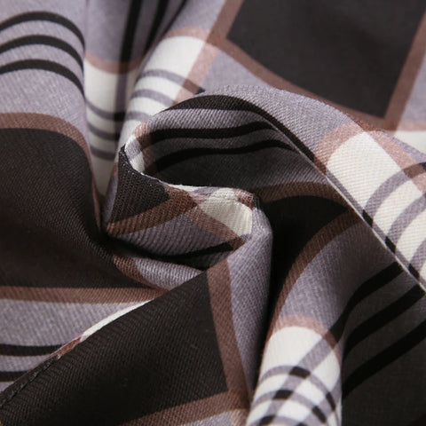 brown-plaid-a-line-mini-skirts-9