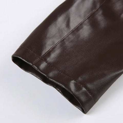 brown-buckle-pu-leather-super-short-jacket-6