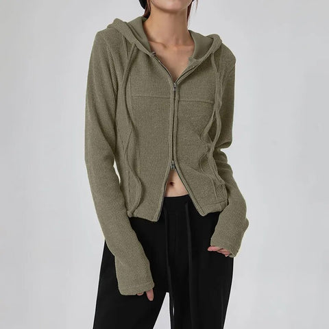 green-knit-ribbed-hooded-zip-up-coat-2