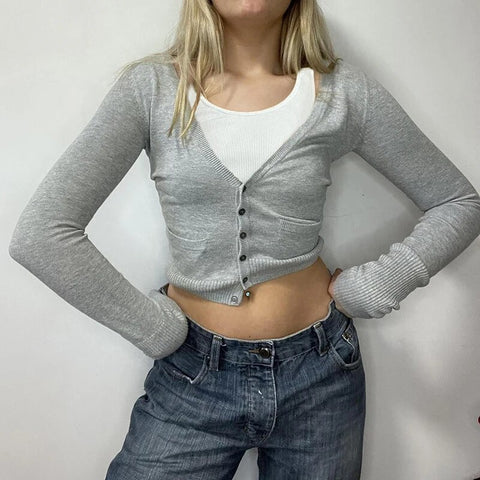 basic-grey-patched-slim-buttons-knit-top-2