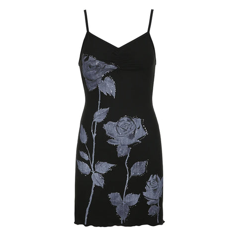 elegant-strap-flowers-printed-frill-sexy-dress-4