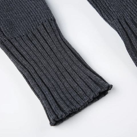 casual-dark-gray-zip-up-knitted-sweater-7