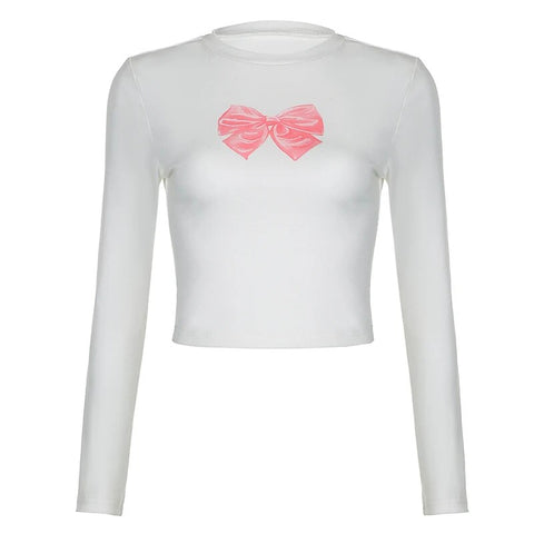 sweet-bow-print-white-slim-crop-top-4
