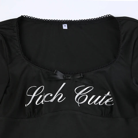 black-bow-lace-trim-letter-printed-top-5