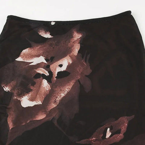 vintage-flowers-printed-low-waist-mesh-skirt-5