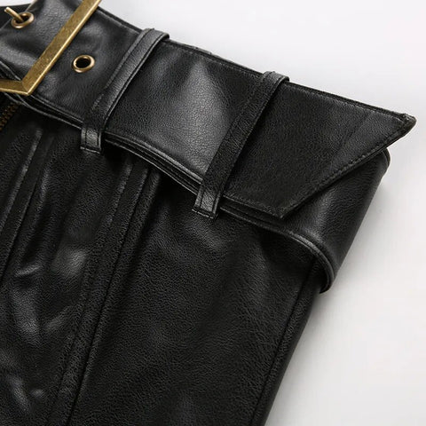 punk-strapless-belt-zipper-pu-leather-top-9