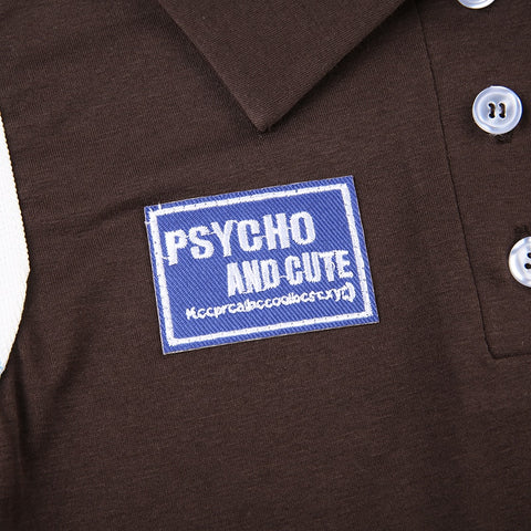 brown-stripe-stitched-buttons-turn-down-collar-short-top-6