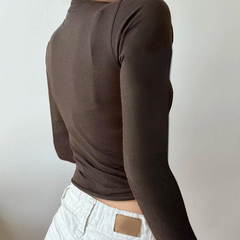 Casual V Neck Buttons Long Sleeves Top