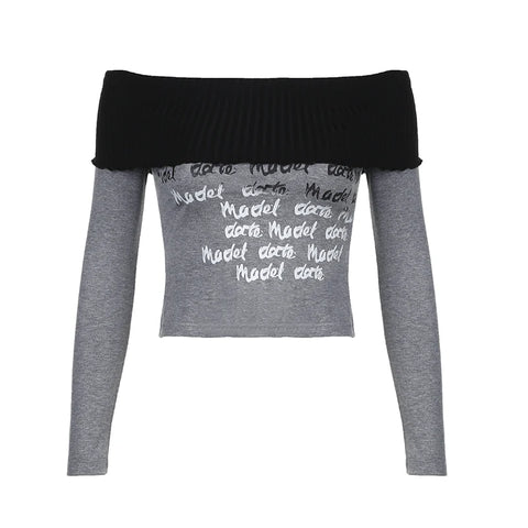 goth-letter-print-patched-off-shoulder-pullovers-top-5