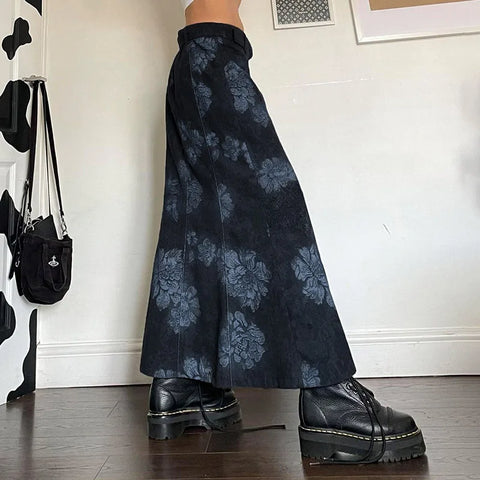 vintage-stitched-belted-floral-printed-long-skirt-3