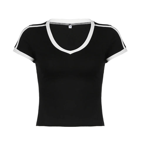 casual-v-neck-short-sleeve-crop-top-4