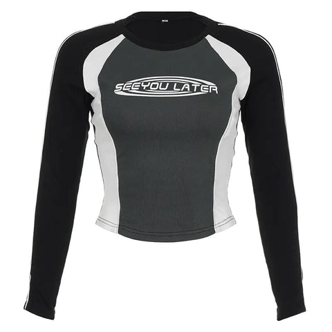 grey-patchwork-letter-print-crop-top-4