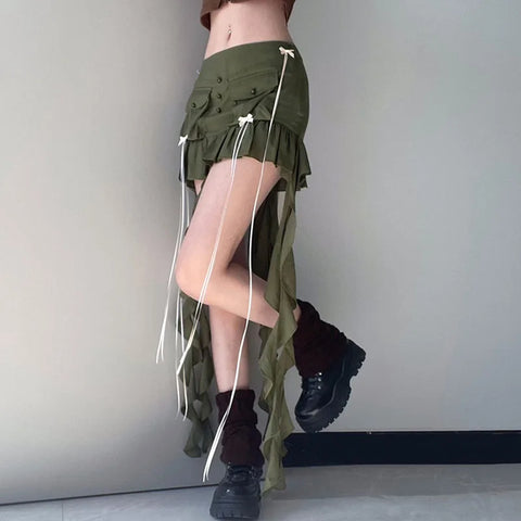 cute-bow-ruffles-tassel-pleated-mini-skirt-5