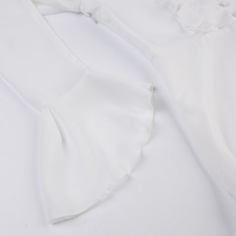 summer-flare-sleeve-white-mesh-ruffles-fringe-elegant-party-dress-9