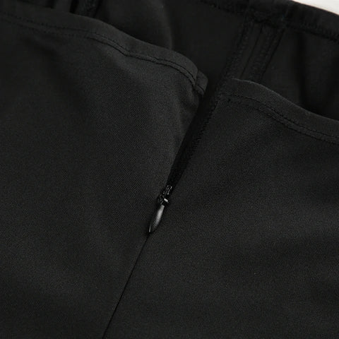 black-strapless-bow-ruffles-tiered-dress-9