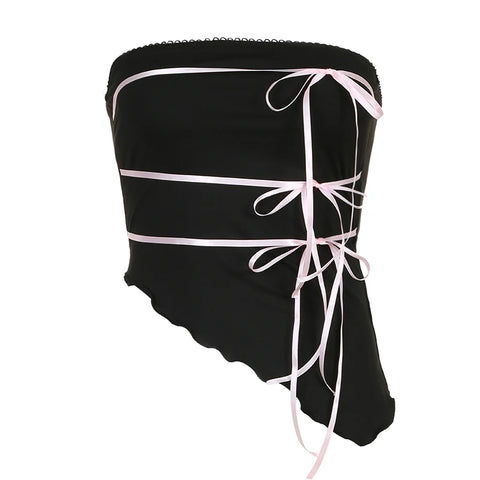 sweet-strapless-asymmetrical-frill-tie-up-bow-top-4