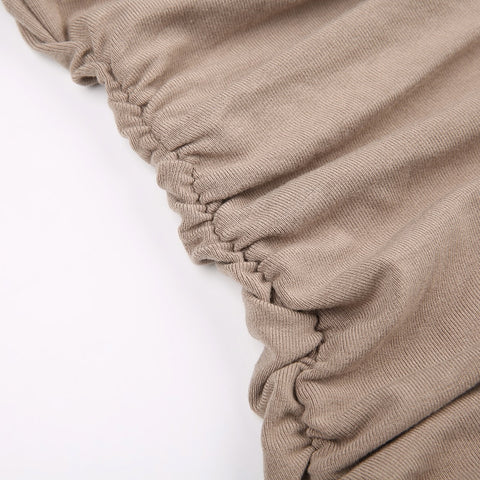 khaki-hooded-bodycon-folds-long-sleeve-dress-7