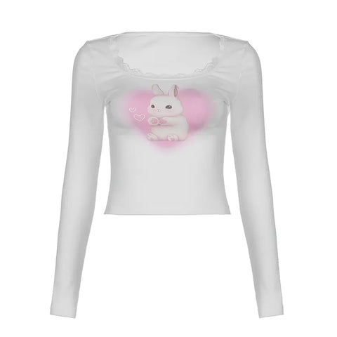 sweet-lace-trim-slim-rabbit-printed-top-5