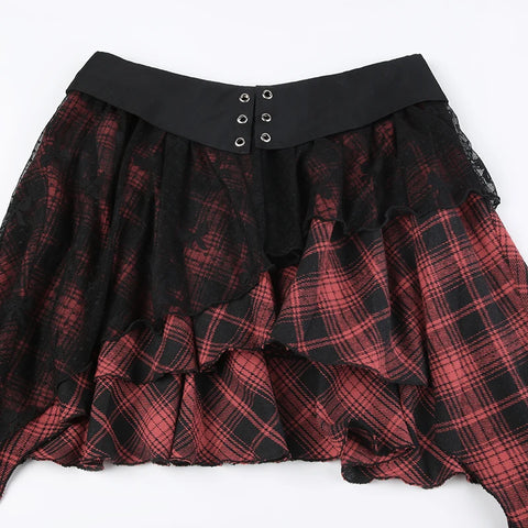 gothic-dark-lace-patchwork-plaid-skirt-5