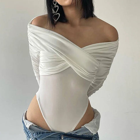 white-off-shoulder-fold-skinny-sexy-bodysuit-5