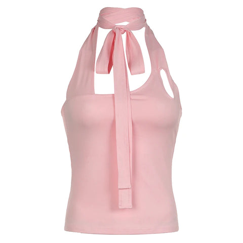 sweet-pink-backless-hollow-out-halter-top-4