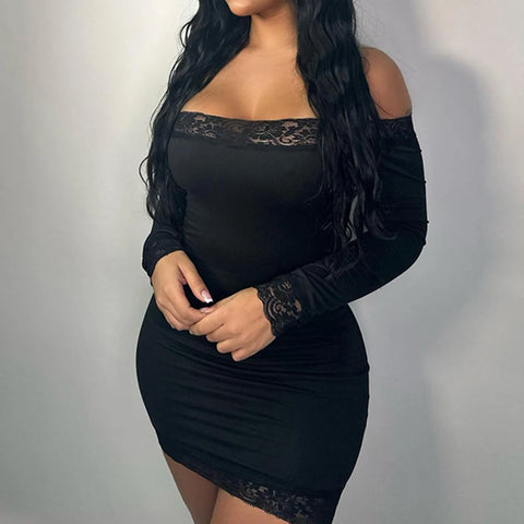 elegant-lace-patched-off-shoulder-dress-2