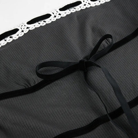 black-strapless-lace-trim-tie-up-bow-mini-dress-7