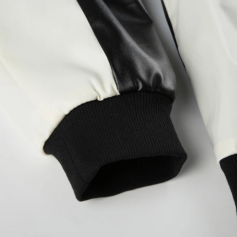 black-white-letter-printed-zip-up-pu-leather-jacket-10