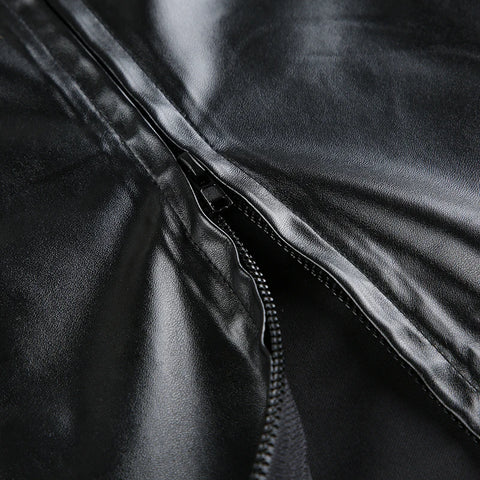 black-asymmetrical-folds-pu-leather-skirt-10