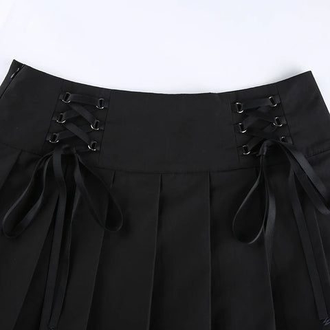 gothic-lace-trim-low-waist-pleated-skirt-5
