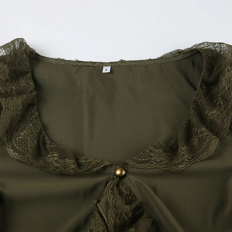 Casual Textured Ruffles Cardigan Chiffon Patchwork Top