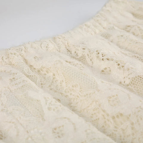 solid-drawstring-ruched-transparent-lace-skirt-6