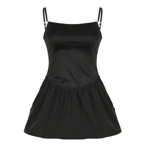 elegant-black-bow-folds-a-line-dress-4