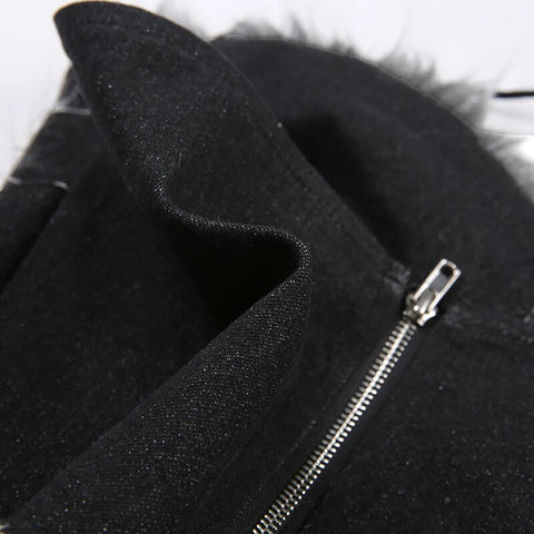 black-backless-sexy-zipper-faux-fur-halter-top-8