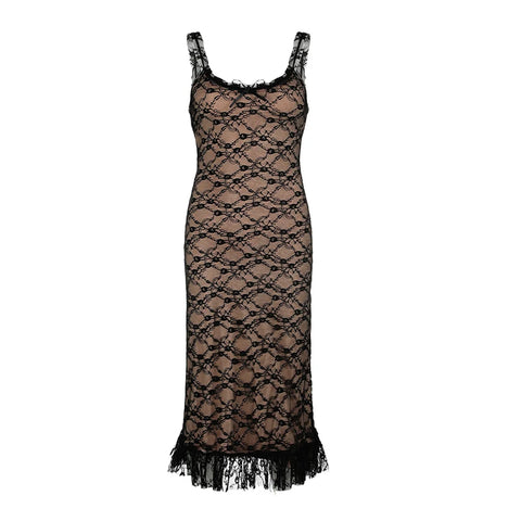 elegant-long-bow-mesh-spliced-lace-dress-4