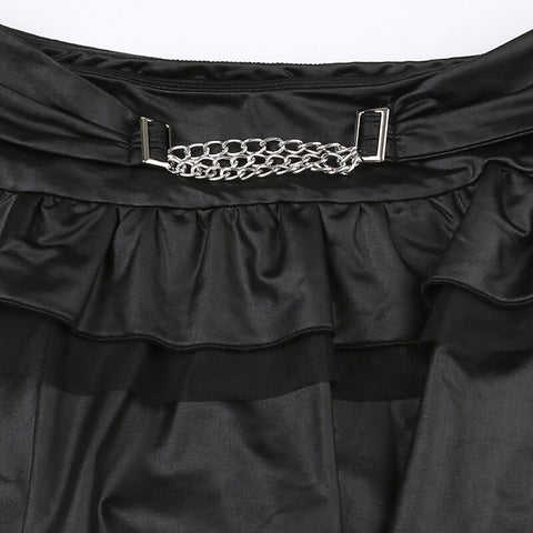 punk-black-metal-chain-black-pu-leather-low-waist-skirt-4