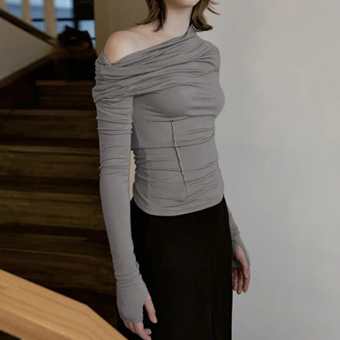 basic-grey-stand-collar-long-sleeve-top-2
