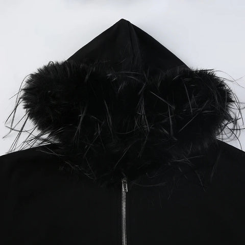 basic-loose-faux-fur-trim-collar-hoodie-5