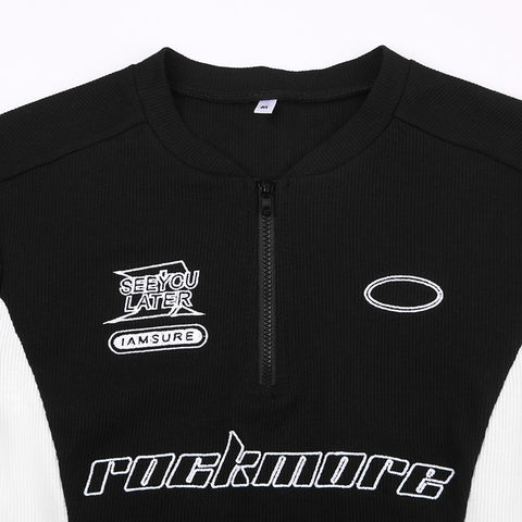 black-white-ribbed-knit-stitched-printed-zipper-top-7