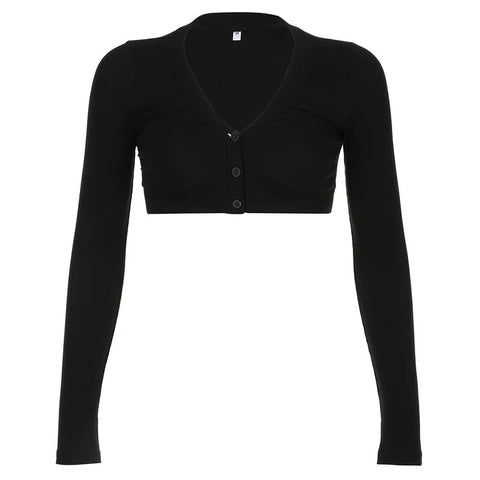 black-v-neck-buttons-crop-top-4