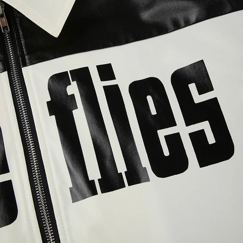 black-white-letter-printed-zip-up-pu-leather-jacket-11