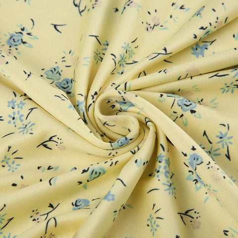 yellow-bow-small-flowers-printing-mini-dress-13