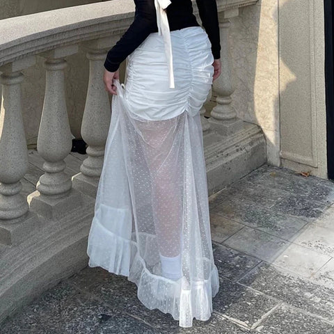 white-ruffles-folds-sexy-long-skirt-5