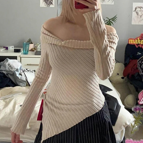 skin-asymmetrical-knit-pullover-off-shoulder-top-2