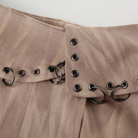 vintage-brown-ring-suede-pleated-skirt-12