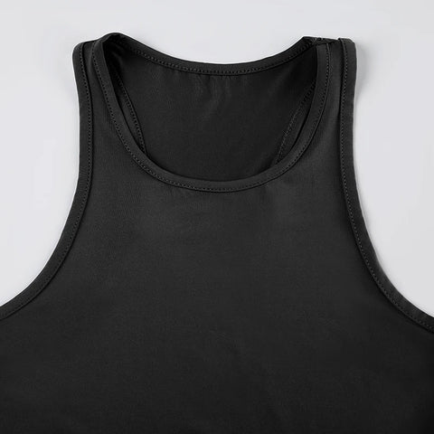 Two Pieces Sporty Tank Top +Short Set