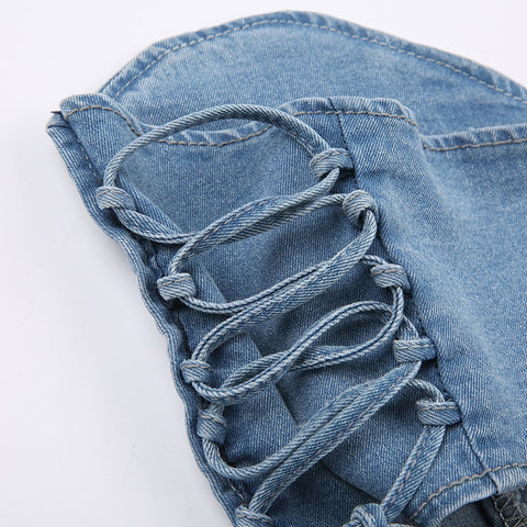 blue-sexy-strapless-corset-denim-bandage-heart-shape-top-10