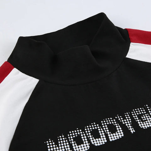 retro-stand-collar-patchwork-crop-top-5