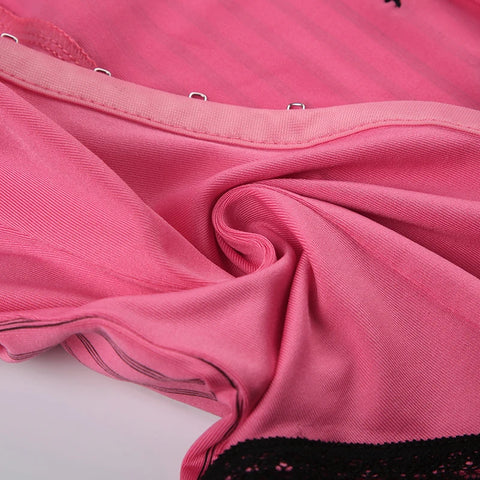 vintage-pink-lace-trim-buttons-corset-top-11